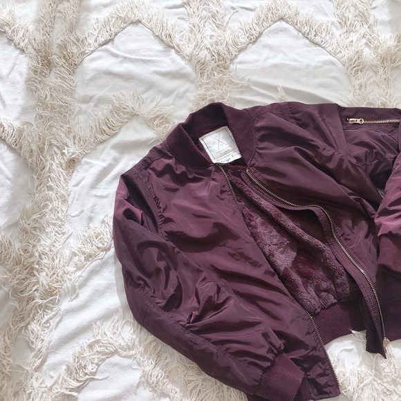 ANGELKISS Faux Fur Lined Bomber Jacket 💕💕 - Picture 2 of 4